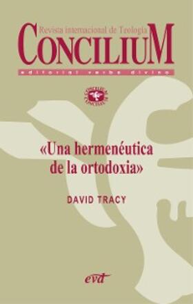Tracy | Una hermenéutica de la ortodoxia. Concilium 355 (2014) | E-Book | sack.de