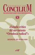 de Schrijver |  Estudio crítico del movimiento «Ortodoxia radical». Concilium 355 (2014) | eBook | Sack Fachmedien