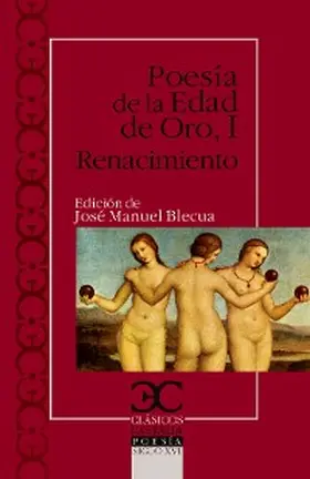Blecua |  Poesía de la Edad de Oro. I Renacimiento | eBook | Sack Fachmedien