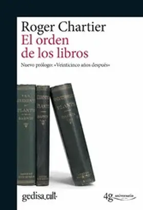 Chartier |  El orden de los libros | eBook | Sack Fachmedien