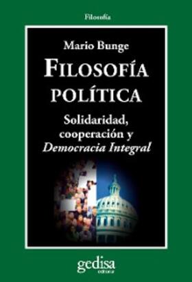 Bunge | Filosofía política | E-Book | sack.de