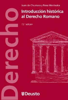 de Churruca / Mentxaka |  Introducción histórica al Derecho Romano | eBook | Sack Fachmedien