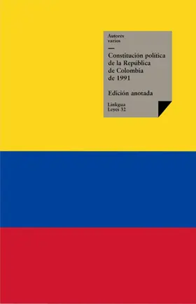 Autores |  Constitución política de la República de Colombia de 1991 | eBook | Sack Fachmedien