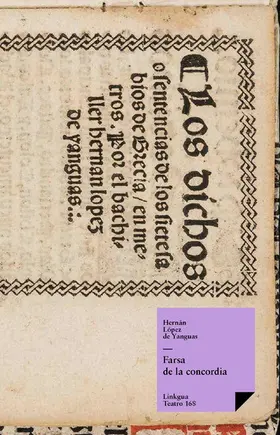 López de Yanguas / García Morales |  Farsa de la concordia | eBook | Sack Fachmedien