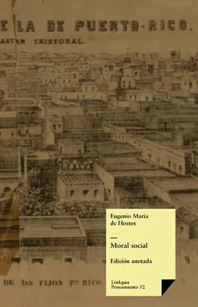 de Hostos y Bonilla |  Moral social | eBook | Sack Fachmedien