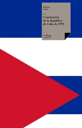 Autores |  Constitución de la República de Cuba de 1992 | eBook | Sack Fachmedien