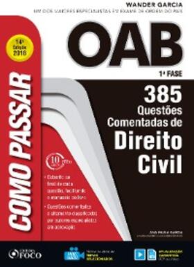 Garcia |  Como passar na OAB 1ª Fase: direito civil | eBook | Sack Fachmedien
