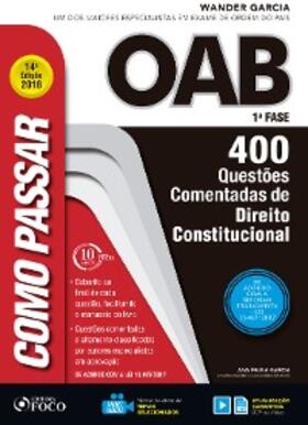 Garcia |  Como passar na OAB 1ª Fase: direito constitucional | eBook | Sack Fachmedien