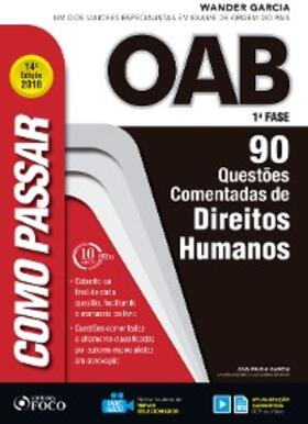 Garcia |  Como passar na OAB 1ª Fase: direitos humanos | eBook | Sack Fachmedien