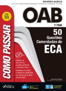 Garcia |  Como passar na OAB 1ª Fase: ECA | eBook | Sack Fachmedien