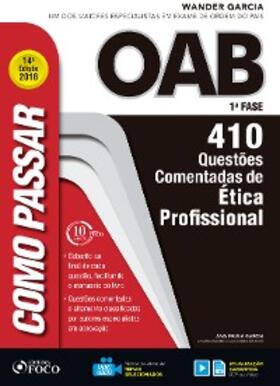 Garcia |  Como passar na OAB 1ª Fase: ética profissional | eBook | Sack Fachmedien
