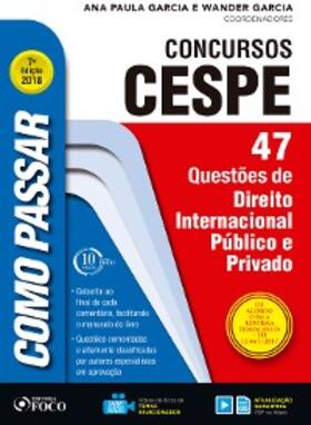 Garcia |  Como passar em concursos CESPE: direito internacional pu´blico e privado | eBook | Sack Fachmedien