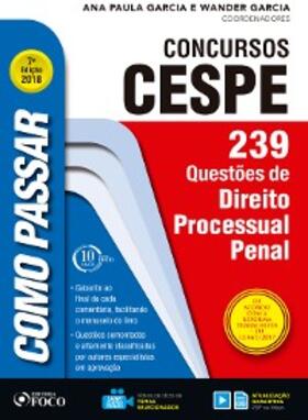 Garcia |  Como passar em concursos CESPE: direito processual penal | eBook | Sack Fachmedien