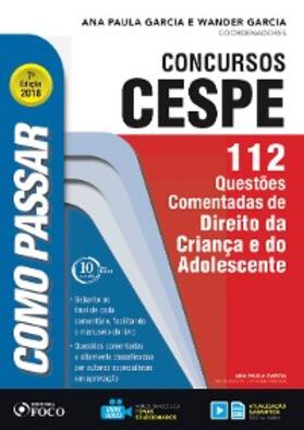 Garcia |  Como passar em concursos CESPE: direito da criança e do adolescente | eBook | Sack Fachmedien