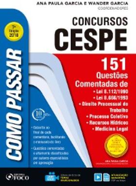 Garcia |  Como passar em concursos CESPE: 151 questões comentadas | eBook | Sack Fachmedien