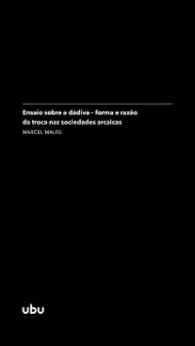 Mauss |  Ensaio sobre a dádiva | eBook | Sack Fachmedien