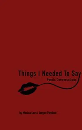 Lee / Panduro |  Things I Needed To Say | Buch |  Sack Fachmedien