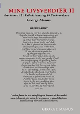 Manus |  Mine Livsverdier II | Buch |  Sack Fachmedien