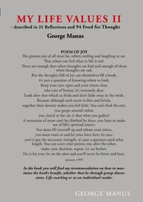Manus |  My Life Values II | Buch |  Sack Fachmedien