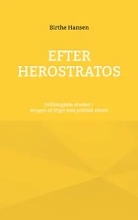 Hansen |  Efter Herostratos | eBook | Sack Fachmedien