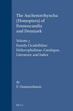 Ossiannilsson |  The Auchenorrhyncha (Homoptera) of Fennoscandia and Denmark | Buch |  Sack Fachmedien