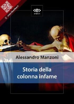 Manzoni |  Storia della colonna infame | eBook | Sack Fachmedien