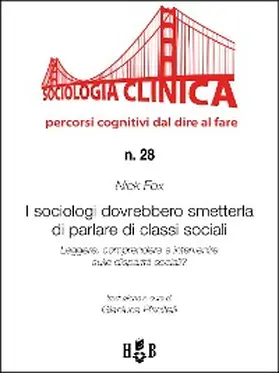 Fox |  I sociologi dovrebbero smetterla di parlare di classi sociali | eBook | Sack Fachmedien