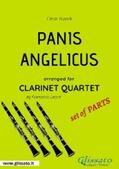 Franck / Leone |  Panis Angelicus - Clarinet Quartet set of PARTS | eBook | Sack Fachmedien