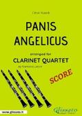 Franck / Leone |  Panis Angelicus - Clarinet Quartet SCORE | eBook | Sack Fachmedien