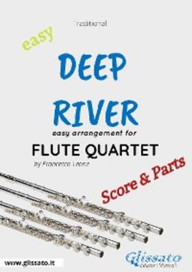 Leone |  Deep River - Easy Flute Quartet (score & parts) | eBook | Sack Fachmedien