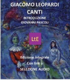 Pascoli / Leopardi |  Canti | eBook | Sack Fachmedien