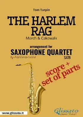 Turpin |  The Harlem Rag - Saxophone Quartet score & parts | eBook | Sack Fachmedien