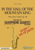 Grieg |  In the Hall of the Mountain King - Saxophone Quartet score & parts | eBook | Sack Fachmedien