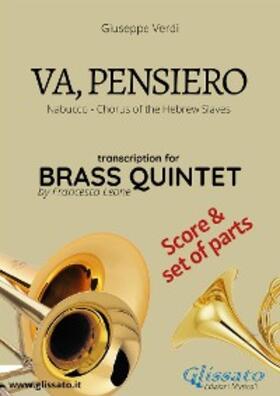 Verdi |  Va, pensiero - Brass Quintet score & parts | eBook | Sack Fachmedien