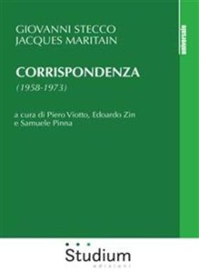 Maritain / Stecco |  Corrispondenza (1958-1973) | eBook | Sack Fachmedien