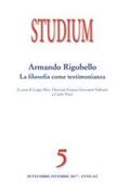 Carlo / Giovanni / Luigi |  Studium - Armando Rigobello: la filosofia come testimonianza | eBook | Sack Fachmedien