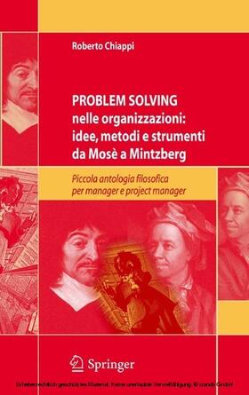 Chiappi | Problem Solving nelle organizzazioni: idee, metodi e strumenti da Mosè a Mintzberg | E-Book | sack.de