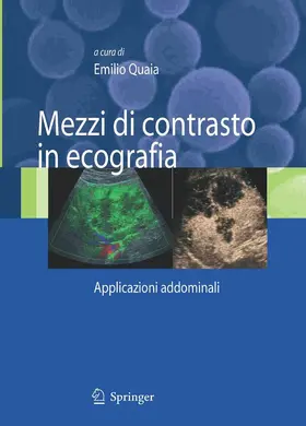 Quaia |  Mezzi di contrasto in ecografia | eBook | Sack Fachmedien