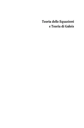 Gabelli | Teoria delle Equazioni e Teoria di Galois | E-Book | www.sack.de