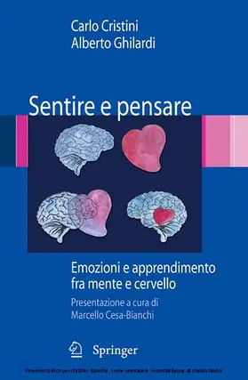 Cristini / Ghilardi | Sentire e pensare | E-Book | www.sack.de