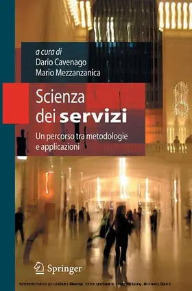 Cavenago / Mezzanzanica | Scienza dei servizi | E-Book | www.sack.de