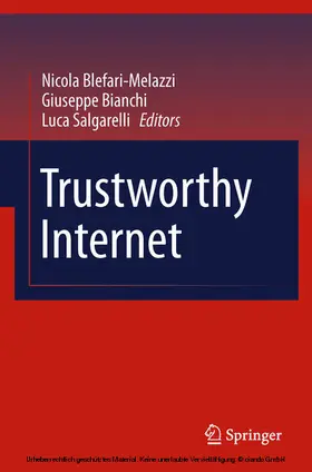 Blefari-Melazzi / Bianchi / Salgarelli | Trustworthy Internet | E-Book | www.sack.de
