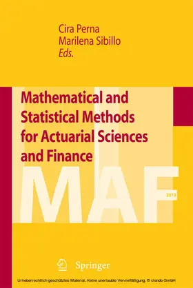 Perna / Sibillo | Mathematical and Statistical Methods for Actuarial Sciences and Finance | E-Book | sack.de