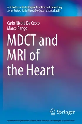 De Cecco / Rengo |  MDCT and MRI of the Heart | eBook | Sack Fachmedien