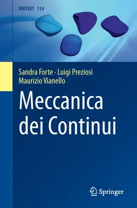 Forte / Preziosi / Vianello |  Meccanica dei Continui | Buch |  Sack Fachmedien