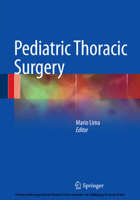 Lima | Pediatric Thoracic Surgery | E-Book | sack.de