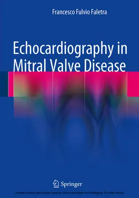 Faletra |  Echocardiography in Mitral Valve Disease | eBook | Sack Fachmedien