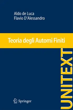 de Luca / D'Alessandro |  Teoria degli Automi Finiti | Buch |  Sack Fachmedien