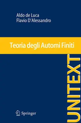 de Luca / D'Alessandro |  Teoria degli Automi Finiti | eBook | Sack Fachmedien
