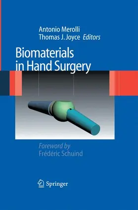Merolli / Joyce |  Biomaterials in Hand Surgery | Buch |  Sack Fachmedien